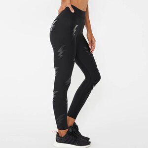 Ultracor - Black Ultra High Silk Bolt Leggings Size Medium